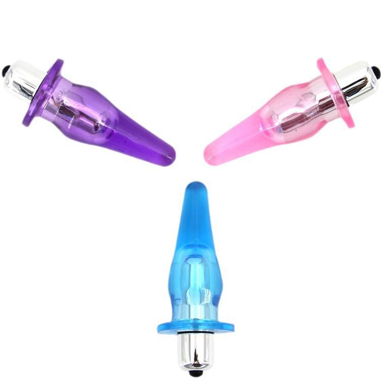 Silicone Vibrating Anal Plug with Bullet Egg - Unisex Adult Toy for Couples