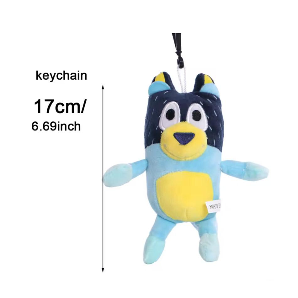 Cute Bluey Bingo Plush Toy Soft Cartoon Dog Doll Kids Festival Gifts Family Plush Toys