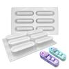 Doyime Silicone Mold for DIY Baking Heat and Cold Easy To Multifunctional Baking Mold for Home and 6 Cavities Candy, Dessert, Chocolate, Cake, Tools,