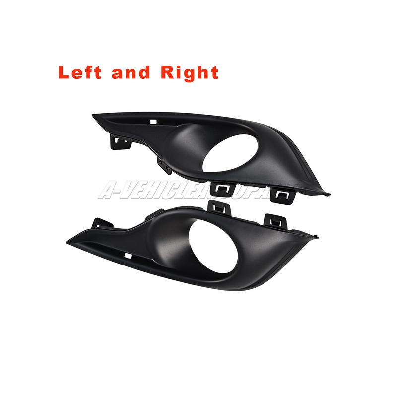 New For Citroen DS4 2011-2015 Front Bumper Fog Lamp Grille Trim Left or Right ABS Black Easy Installation car accessories 745375