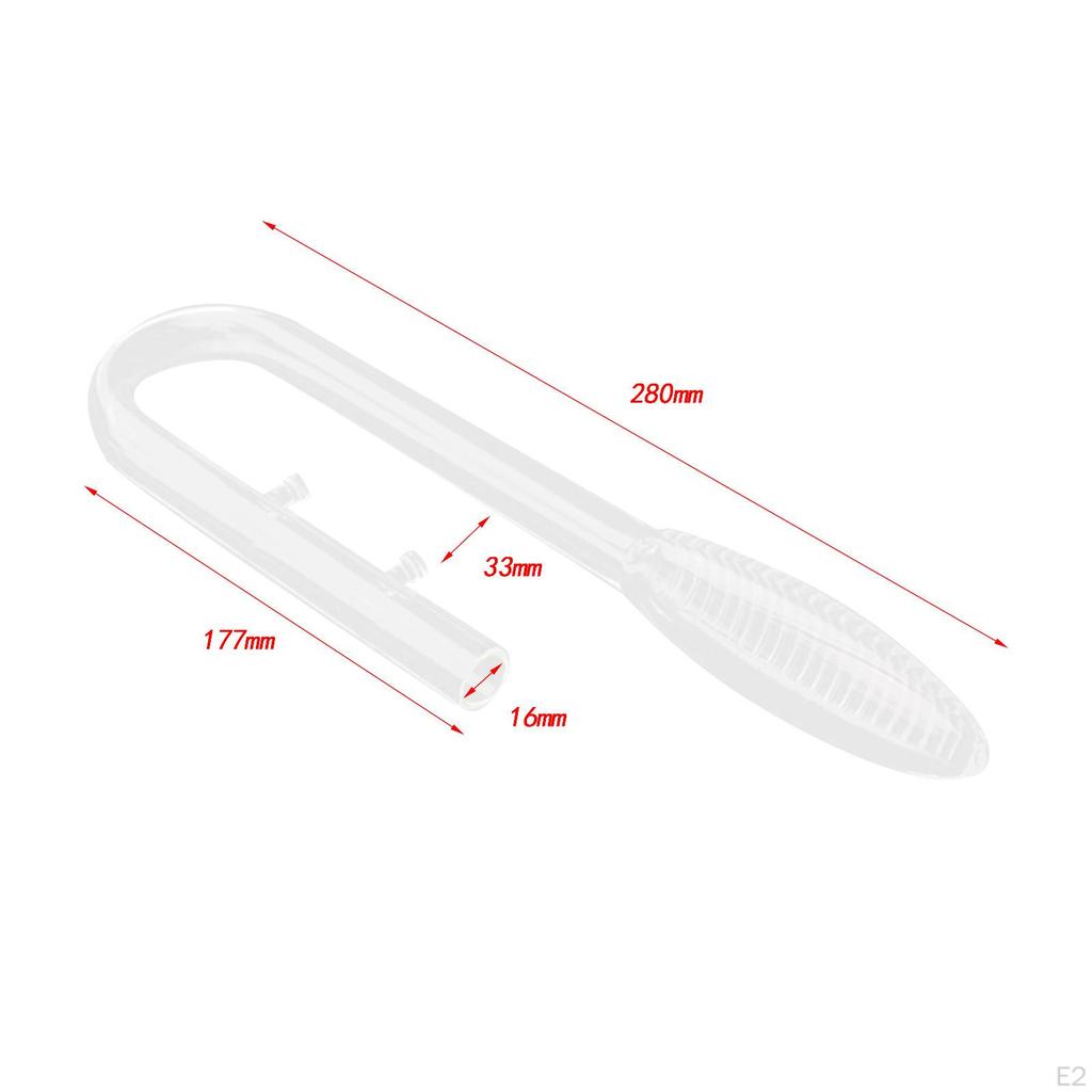 Aquarium Inlet Tube Violet Pipe Adjust The Easy To Clean