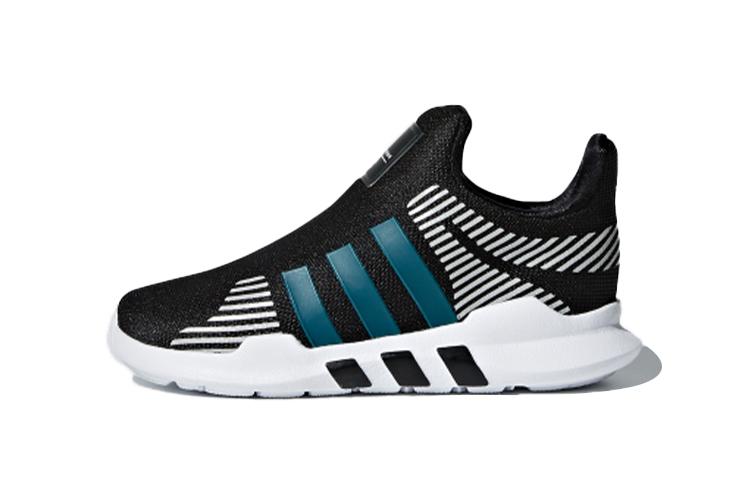 

Adidas Originals EQT ADV 360 I Fabric Slip Resistant Abrasion Resistant Low top Toddler Shoes Black Green CQ2872 21