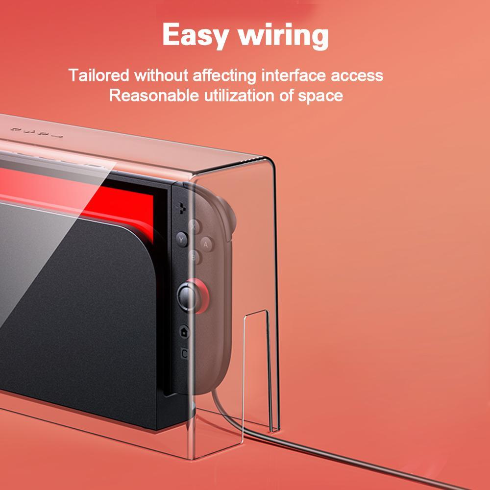 Clear Display Box Host Dust Cover for Nintendo Switch 2 Acrylic Protective Cover Drop-Proof Sleeve For Switch 2 Accessories