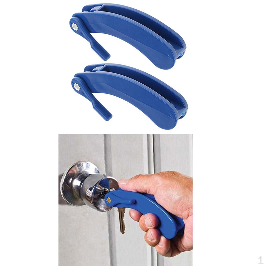 

2x Пластиковый Поворотник для Ключей Подвижность Артрит Пожилые Взрослые Инструменты-Помощники для Поворота