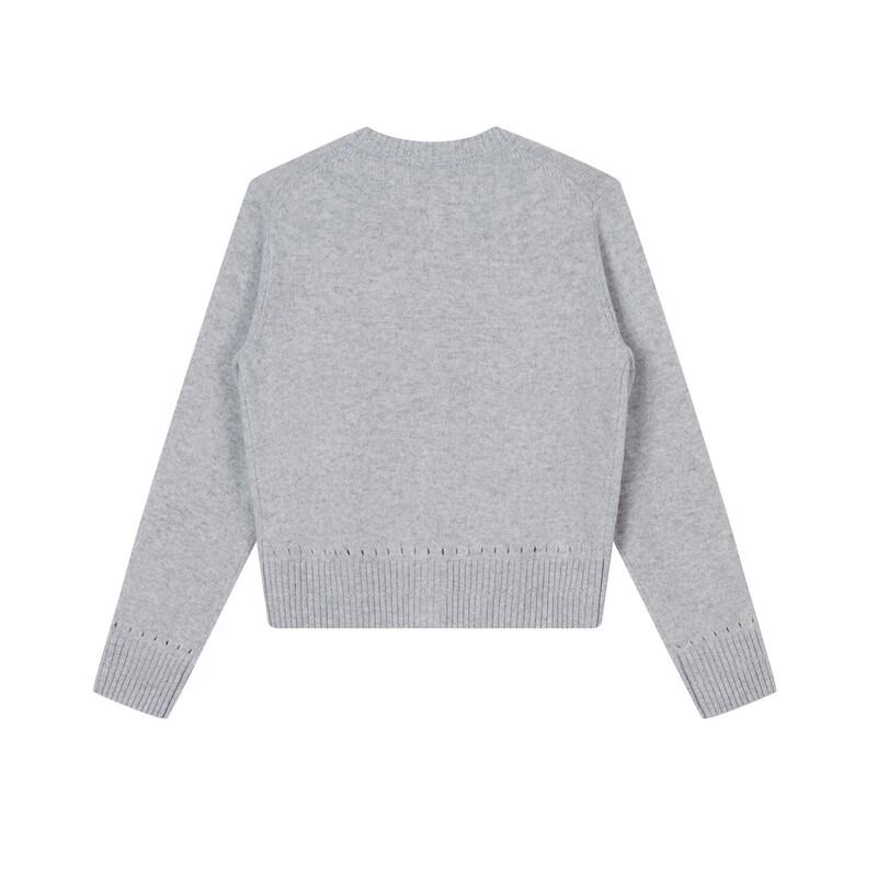 HAZZYS Women's Jacquard Animal Pattern Wool Cardigan