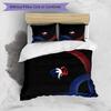 France Football Printed Bedding 3 Piece Set Cozy Breathable Bed Cover Set as Housewarming Holiday Gift