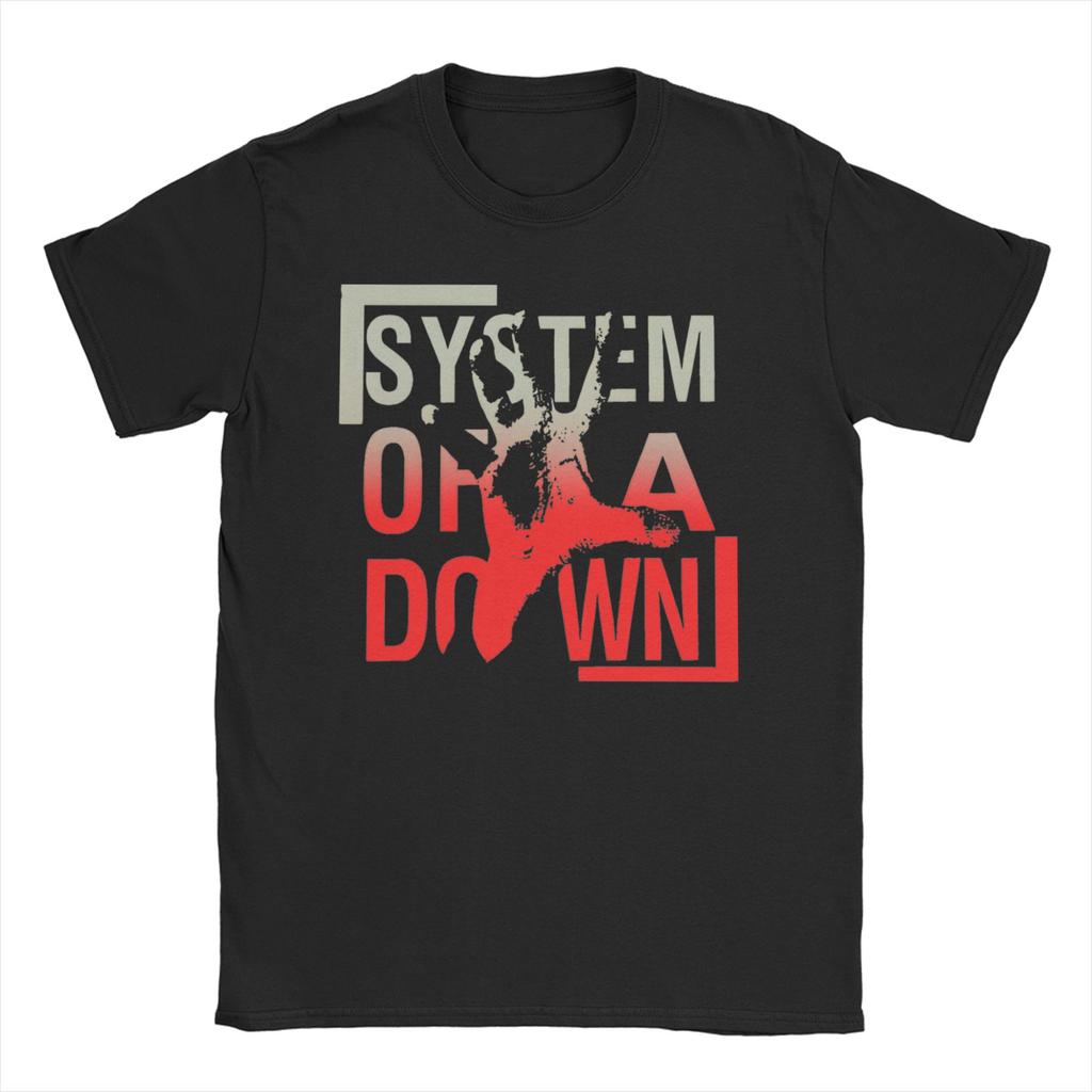 Proud Band System Of A Down for Men Women T Shirt Metal Music Tee Shirt Short Sleeve Crew Neck TShirt 100 Cotton Clothes