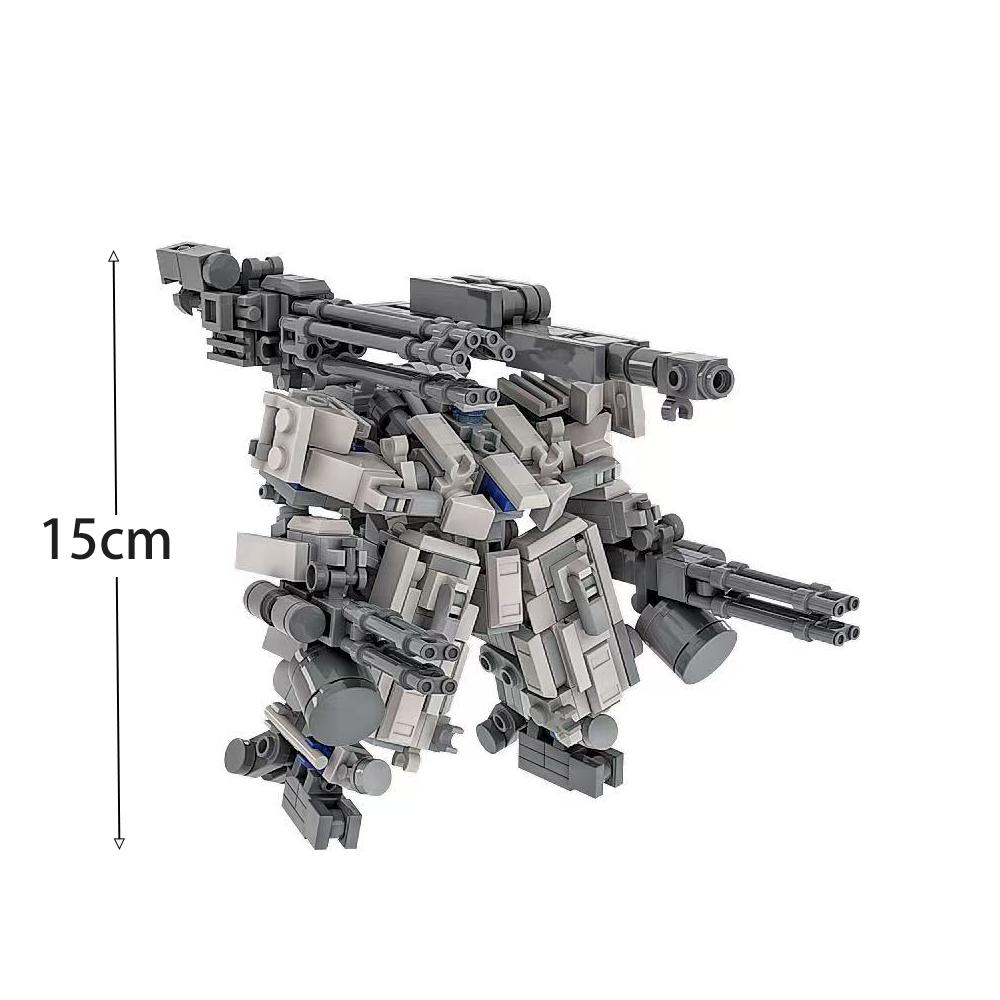 Originální MOC Robotický Pancéřovaný Stavebnice Jádro Nezlomný Pancéřovaný Vojenský Montážní Hračka pro Kluky skvělá pro každodenní použití