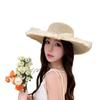 2026 Summer Straw Hat Children'S Seaside Beach Sunscreen Hat Mesh Bow Vacation Breathable Sun Hat