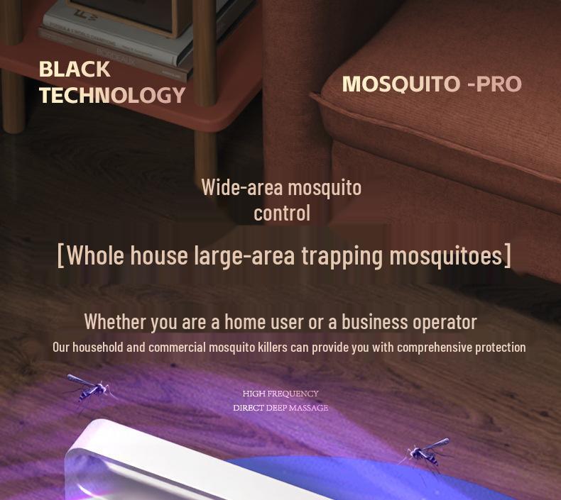 Wall-Mounted Electric Mosquito Killer Lamp with Outdoor Charging