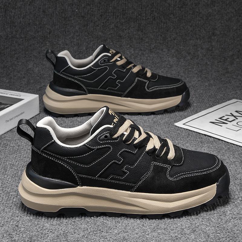 Spring new thick-soled heightening sneakers retro casual Forrest Gump shoes dad shoes 39
