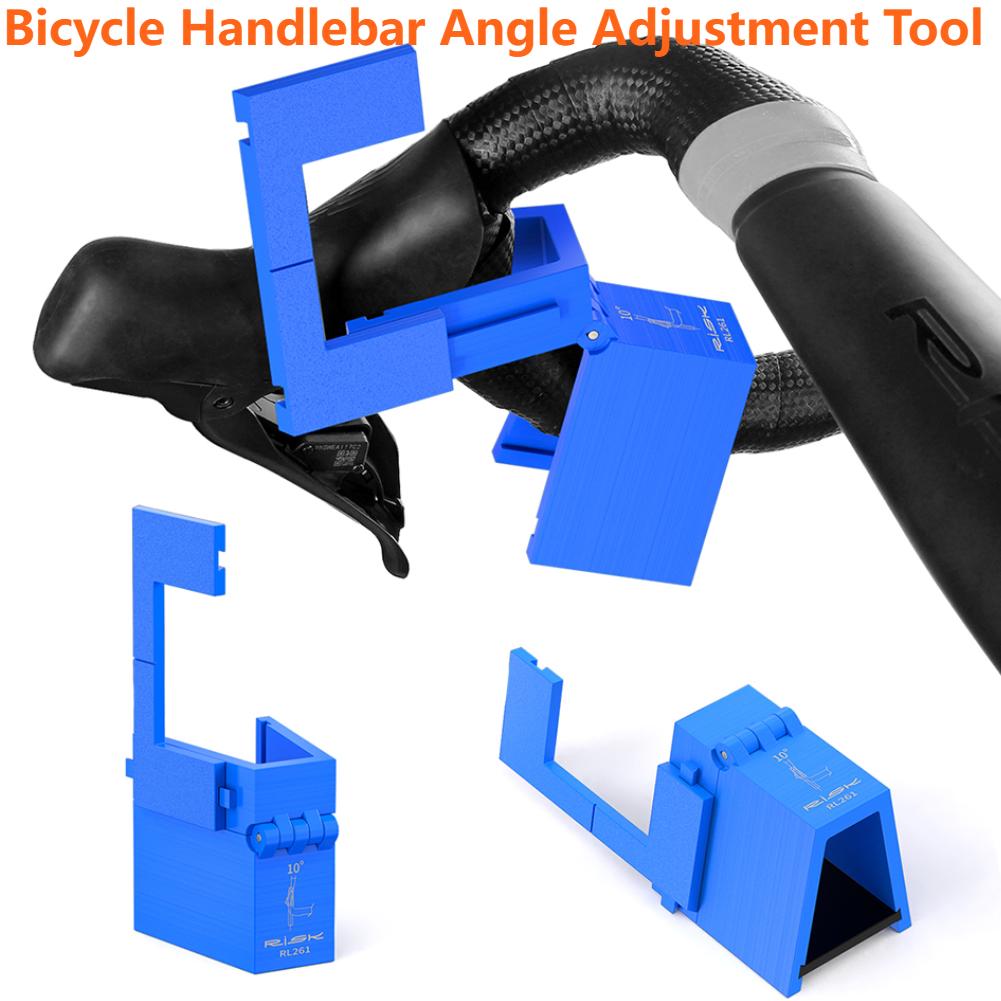 Bike Handlebar Inward Bend Angle Measurement Tool High Precision Bicycle Handlebar Angle Adjustment Tool Cycling MTB Accessories