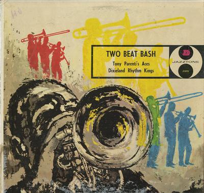 LP Record TONY PARENTI'S ACES / GENE MAYL'S D - Two-Beat Bash J1273 Jazztone 1957 US Jazz Used