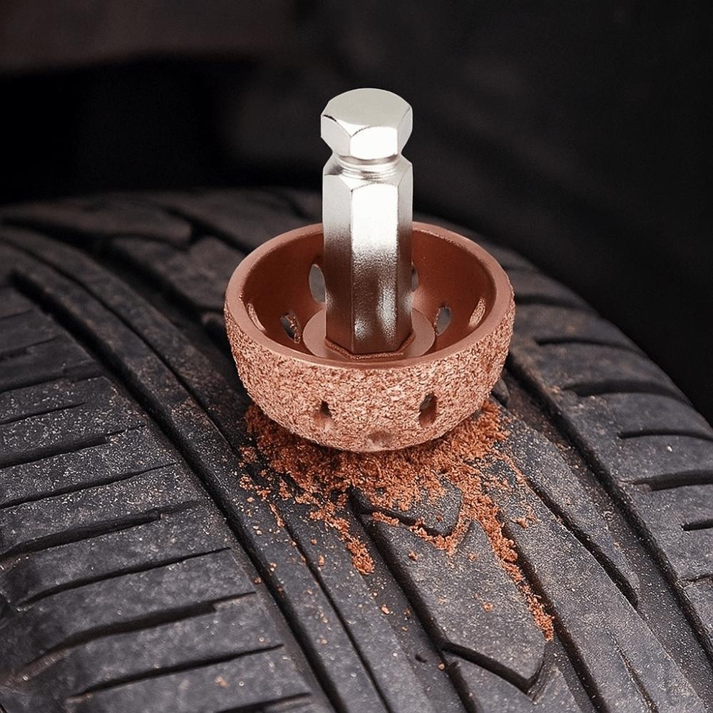 Hartmetallraspel Reifenreparaturwerkzeug Wolfram-Zink-Zinklegierung Reifenwerkzeug Konturbecher Schleifkopf Professionelle Anwendung