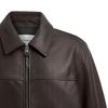 COACH SS24 Leather Jacket Men's Red Coffee CT723-X7F