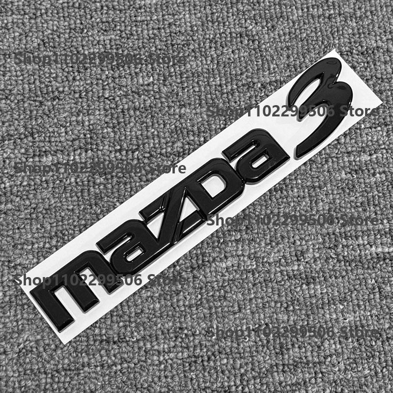 ABS Silver Black carbon Car Emblem Logo Badge Sticker Decal For Mazda 6 Mazda 3 Mazda 2 Mazda 5 Mazda 8 accessories styling NNG44