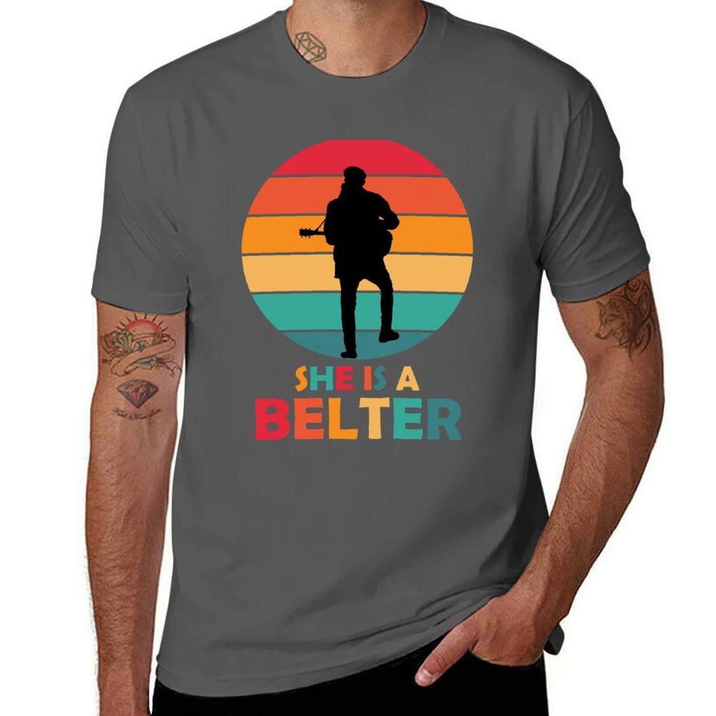 Shes A Belter Gerry Top T Shirt Hat Tshirt Active Sports Short Sleeve Cotton Shirt