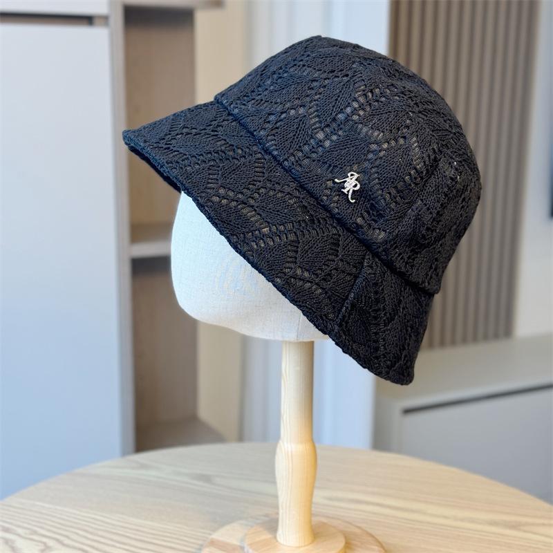 

Lightweight breathable fisherman hat for women, suitable for spring and summer, outdoor sun protection, stylish and versatile, makes the face look Adult54-60Adjustable чёрный