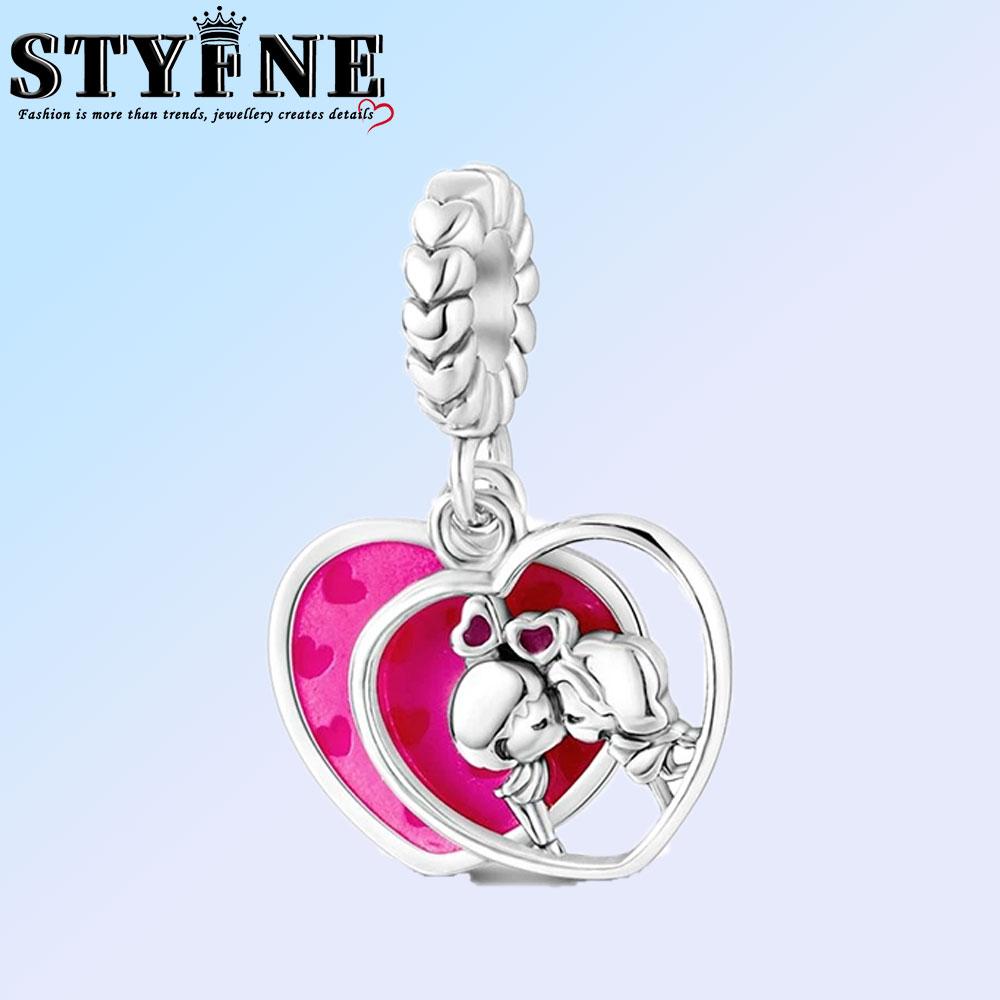 Copper Infinity Love Dangle Charms Like Snake Entangle Beads Fit Original Bracelet Diy Fine Jewelry Gifts For Women