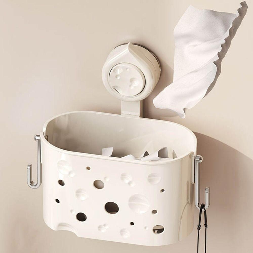 

Plastic Suction Cup Storage Box Punch Free Towel Drying Holder Kitchen жёлтый