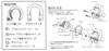GORIN CTB/MTB Cylinder Type Ring Lock for V Brake Black