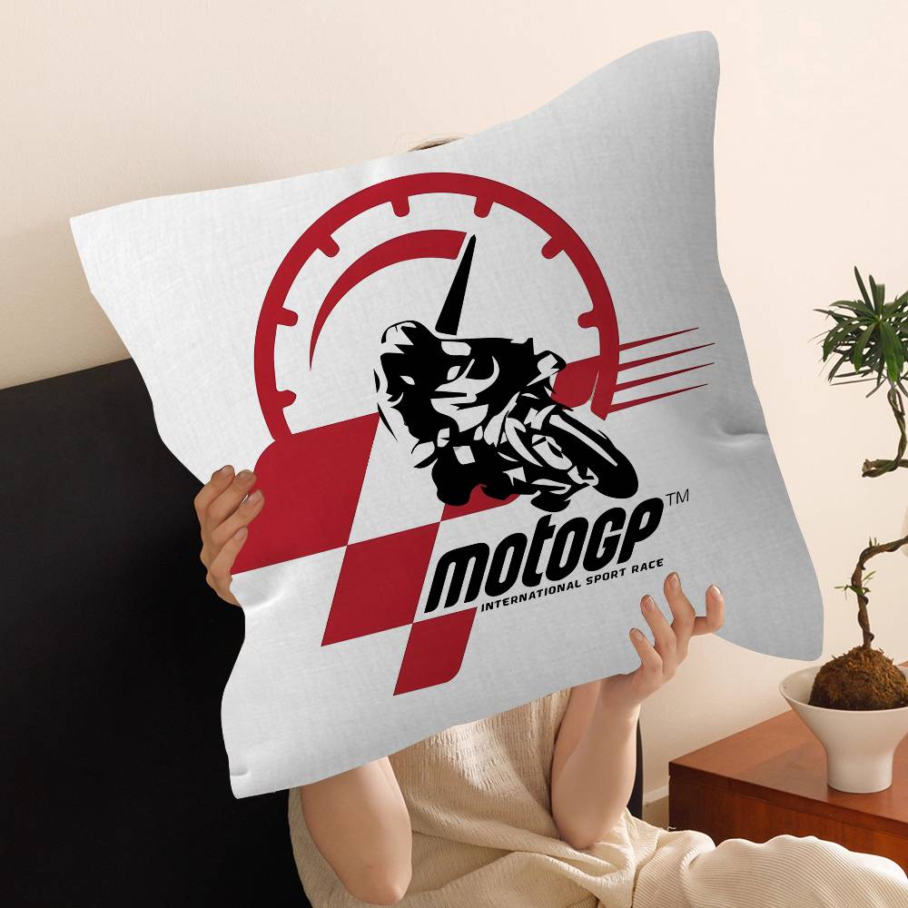 M-Moto G-GP Motorcycle Racing Pillow Cushion Cover Pillowcase Living Room Sofa Home Decor Customized