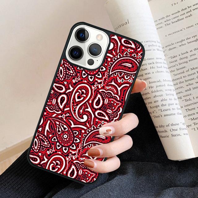 Bandana Paisley Pattern Art Phone Case Cover For iPhone 17 Air 16 15 14 plus 11 12 13 pro max coque Shell Fundas