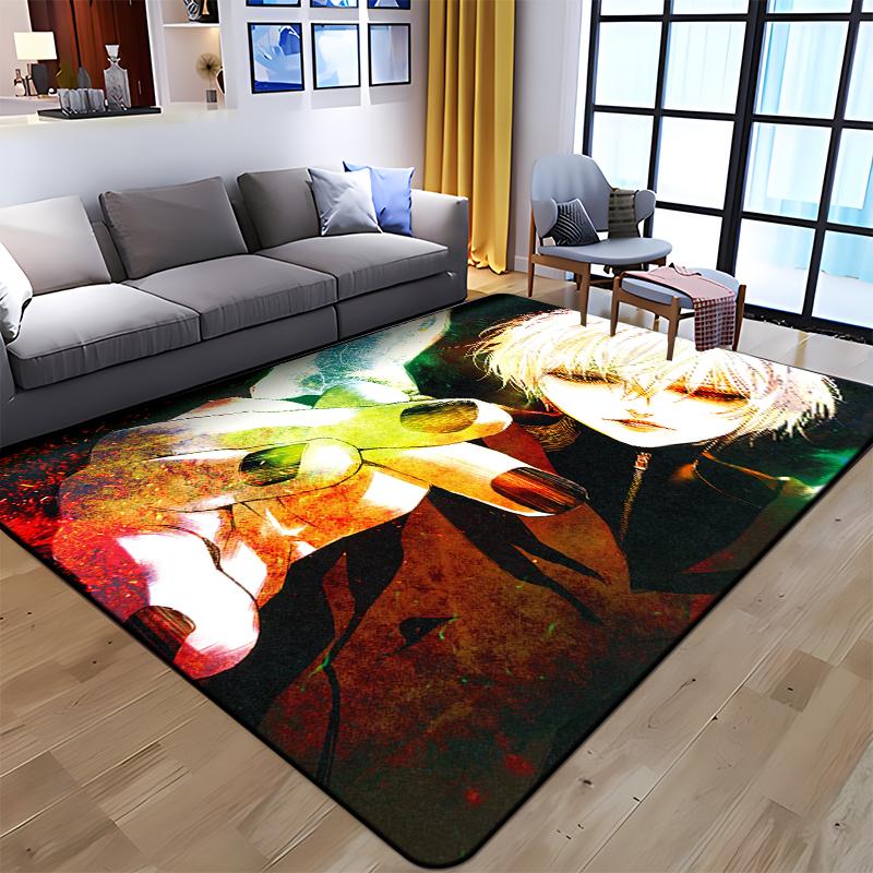 Anime Tokyo Ghoul Kunst Gedruckt Teppich für Wohnzimmer Große Fläche Teppich Weiche Matte E-sports Stuhl Teppiche Alfombra Geschenke Dropshopping