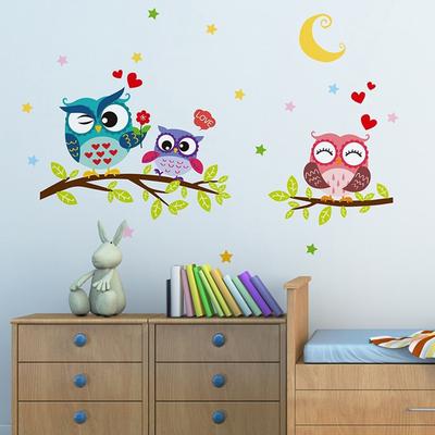 Oiseaux sur les fils Chambre Salon Mur Art Autocollant Decal Vinyle 3 TAILLES!!!