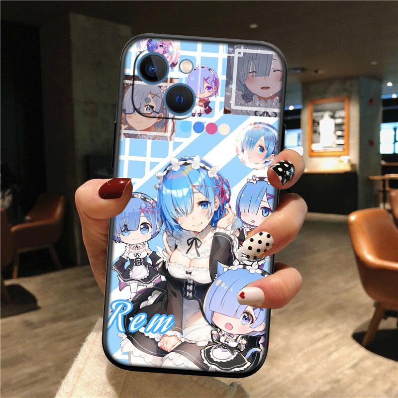 Re Zero Emilia Ram Rem New High-End Shell Phone Case for Redmi Note 13 14 Pro+ Plus A3 A3X 13X 13C 13R 14S 14C 14R