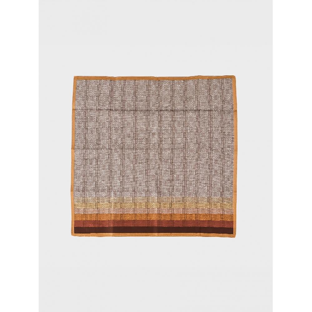 

DaiSo Pattern Men S Handkerchief Brown pattern