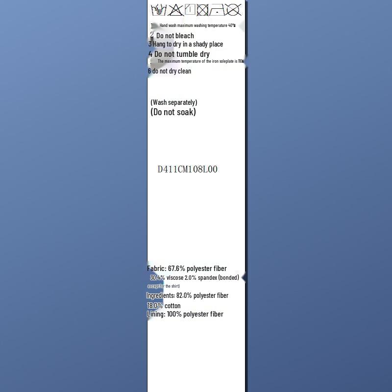 Sancai 2026 Spring Lapel Faux Two-Piece A-Line Dress