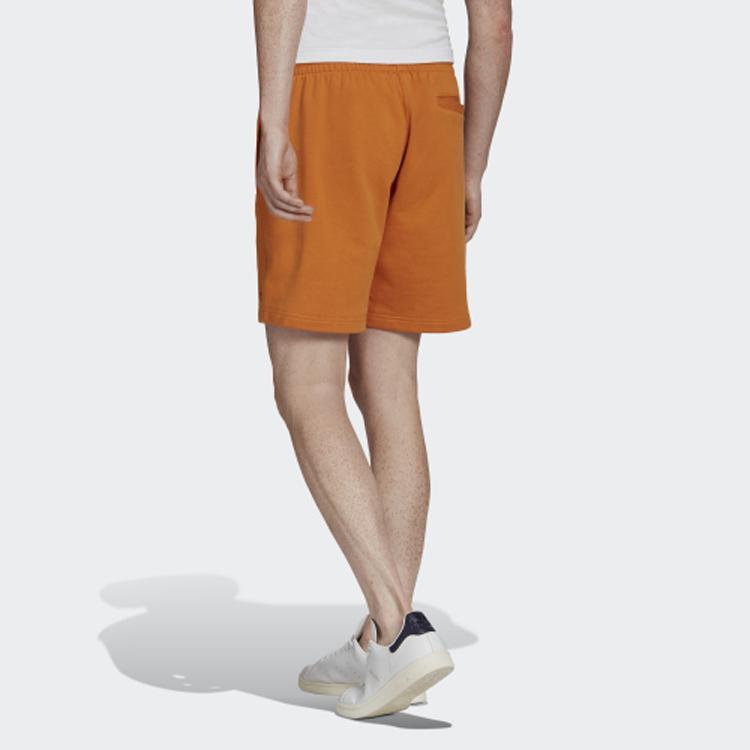Adidas Originals Trefoil C Short Ft Solid Sport Shorts Men Bottoms Dark-Orange HF6364