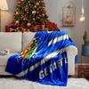 Getafe Crest Design Throws Blanket Flannel Blankets Plush for Couch Bed Gifts for Men Women Travel picnic blanket Christmas fan gifts