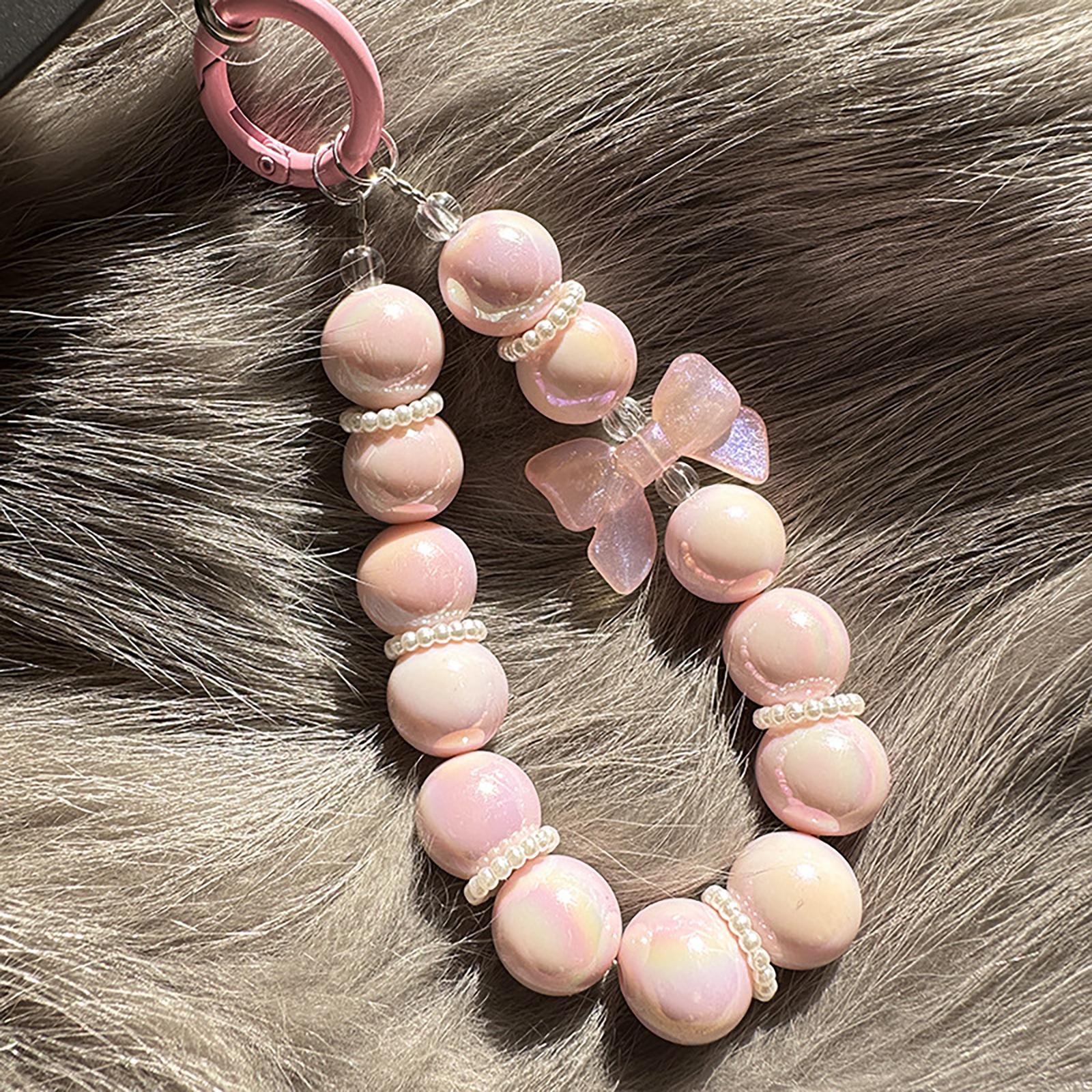 

Милый кавайный мини-брелок с бантом конфетного цвета, мультяшный красочный телефон, шнурок для защиты от потери, кулон на рюкзак, украшение, подарки