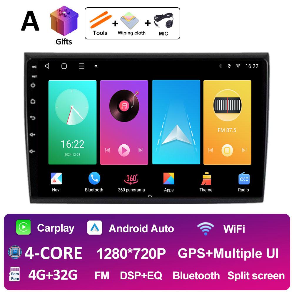 Car Video For Fiat Bravo 2007 2008 2009 2010 2011 2012 Audio Player Intelligent System 2.5D Touch Screen Bluetooth Auto Tools 4G