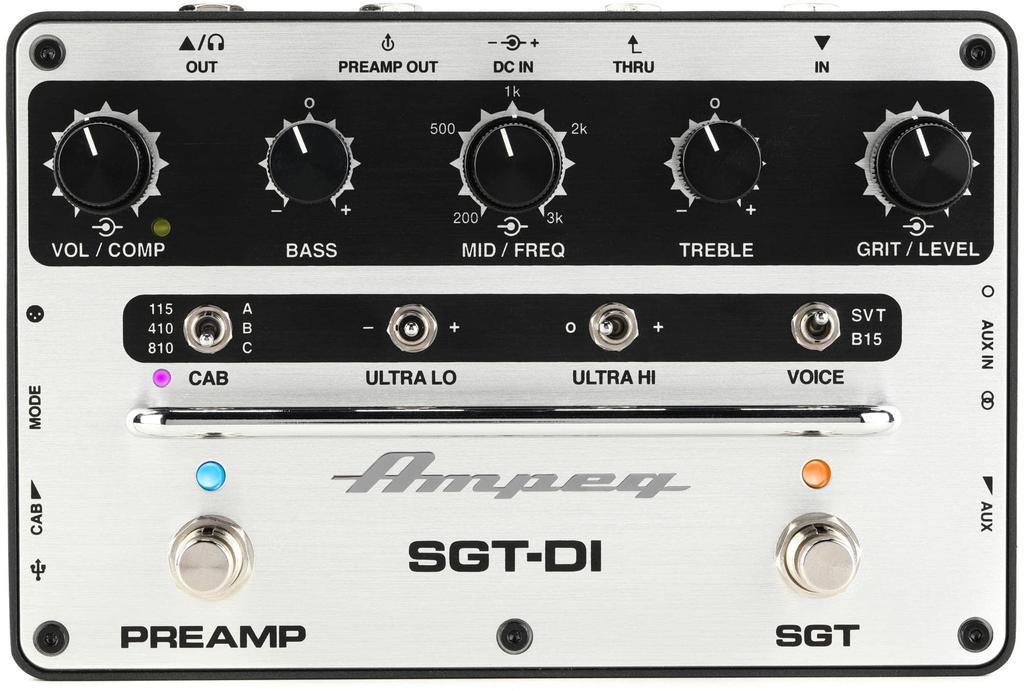 AMPEG Pedal Preamplifier DI Box All-in-one SGT-DI