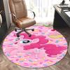 Pinkie Pie Chair Mat - Round Carpet for Home Decor, Office Use, Gift Idea - Suitable for Bedroom