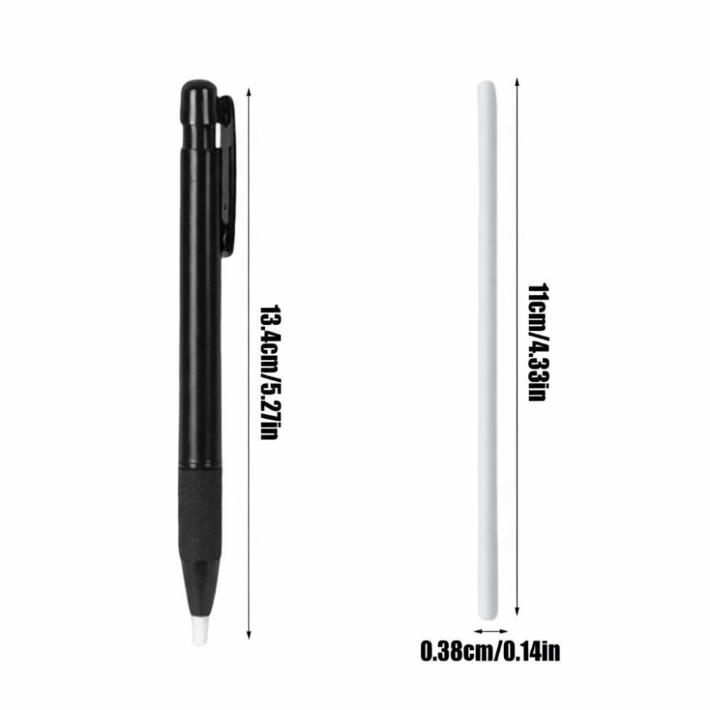 Press Retractable Retractable Eraser Pen 3.8mm Thin Tip Automatic Pencil Rubber  Art Supplies