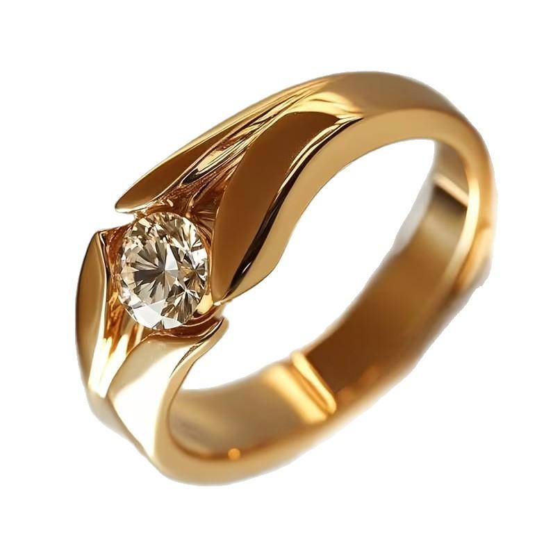 Europäische und Amerikanische Mode, Vielseitige Echte Goldringe, Trendiger Schmuck, Süßer und Cooler Stil Hand Schmuck