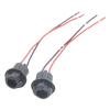 2x 501 T10 W5W Automobile Small LED Light Bulb Plug Wedge Hard Adaptor Socket Connector Car Lamp Holder Adapters Base