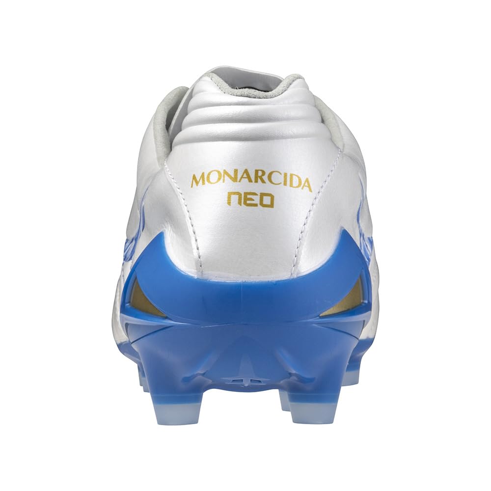 Soccer Cleats Monarcida NEO 3 ELITE Club Wide cm [Mizuno] - Activities, Football, Fit, Lightweight, White/Blue, 28.0 (2E)