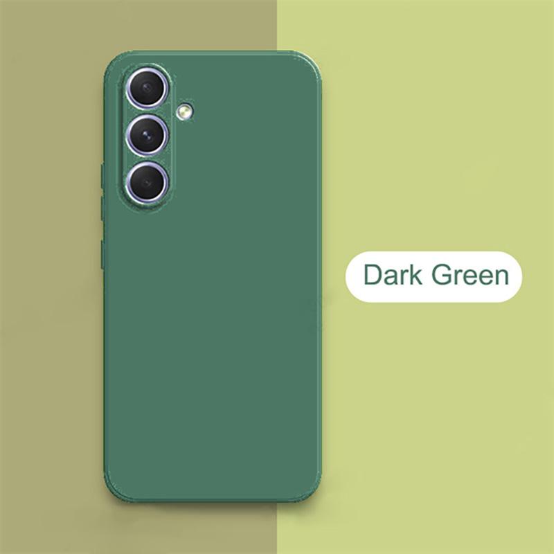 Capa de Silicone Fosca da Moda para Samsung Galaxy A57 A37 A27 A17 A07 A56 A36 A26 A16 A06 A55 A45 A35 A25 A15 A05 Proteção da Câmera Capa à Prova de Choque