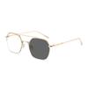 Color-Changing Half-Frame Glasses Day And Night Flat Glasses Fashionable Versatile Sunglasses Sunshade Sunglasses