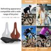 BOOSDEN Bicycle Saddle for Road Cross Mountain and Regular Comfortable Shock for Men and White Bikes, Bikes, Bikes, Bikes, Buttocks, Perforated,