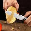 Professional Japanese Chef's Knife Damascus Steel Pattern Santoku Knife Sharp Enough for Slicing Meat Fish Fruit Kitchen Cleaver