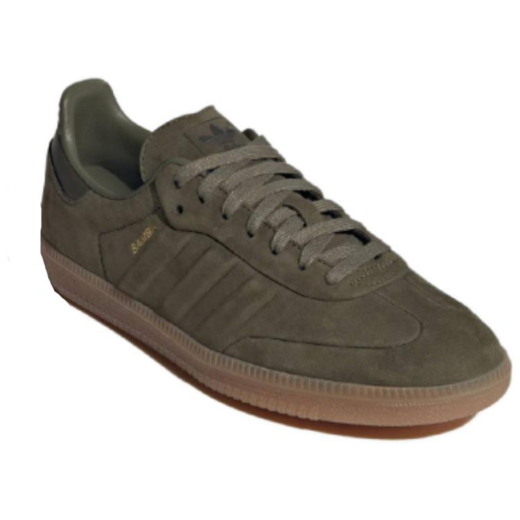 adidas Samba Olive Strata Gum Unisex Sneakers Green Shadow-Olive IG1242