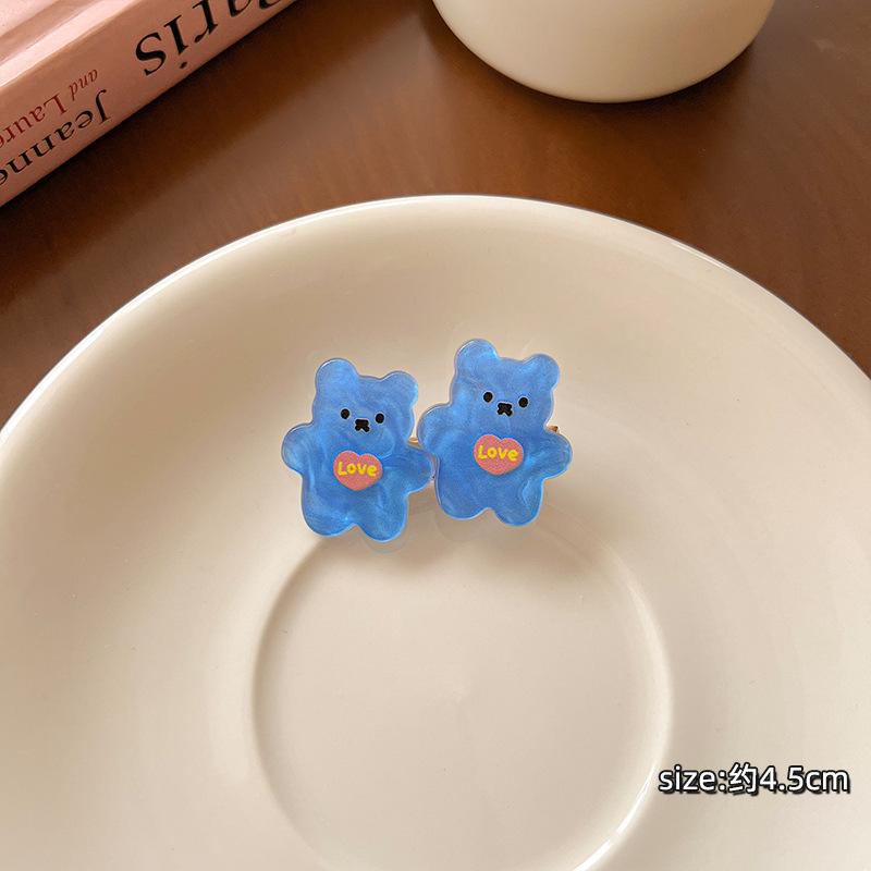 2pc Cute Cartoon Hair Side Clips Claws Hairpin for Girls Women Kids Children Gift Party Hair Accessories Headwear Ornemen