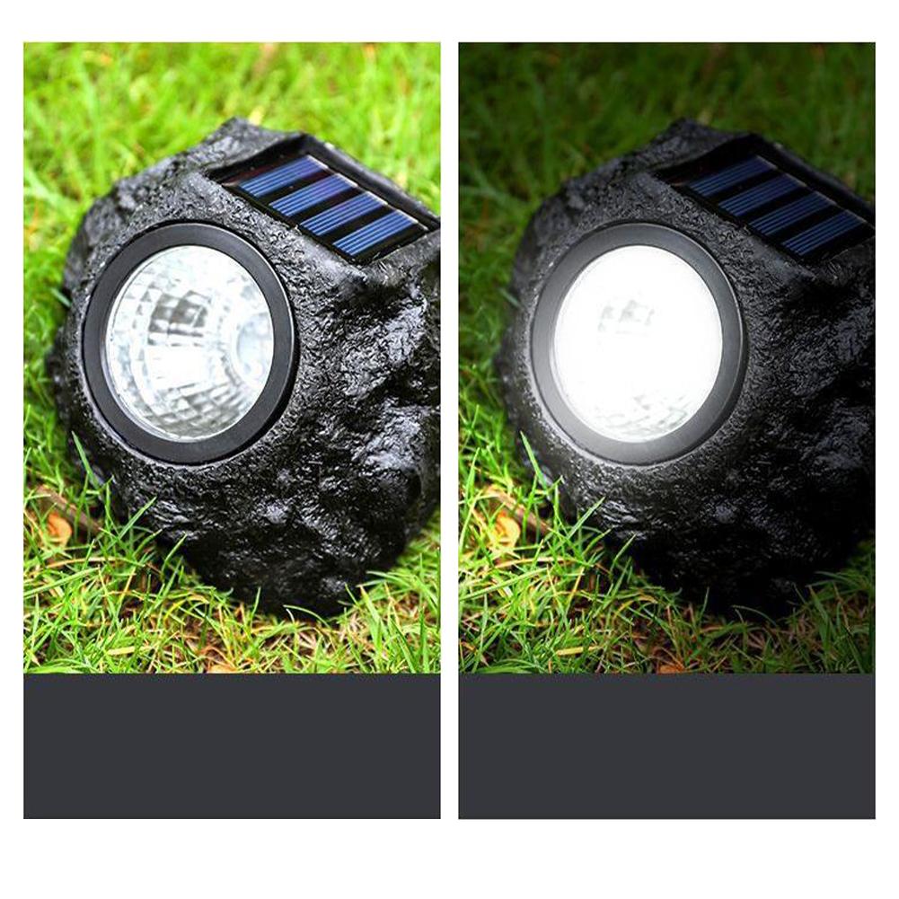 LED Solar Lamp Light Sensitive Solar Garden Lights Landscape Decoration IP65 Waterproof Simulation Stone Lawn Lamps