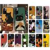 Phone Case For Xiaomi Redmi Note 14 Pro 14 13 12 11 10 Pro 14S 12S 11S Redmi 14C 13C 10 Drinking Wine Cat